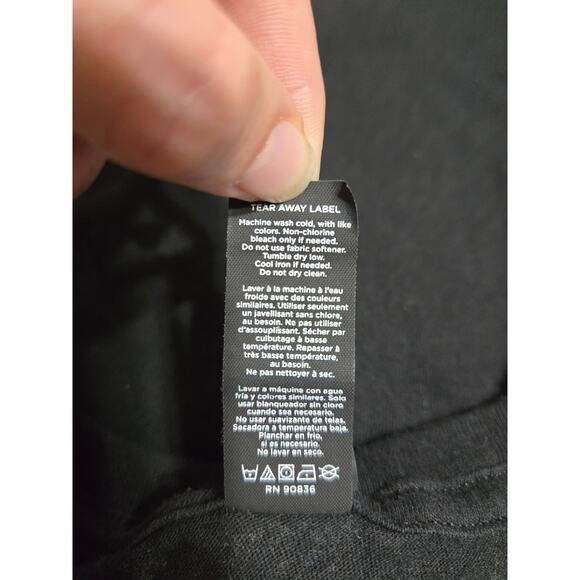 The concert tee xl unisex black tee - Picture 6 of 8